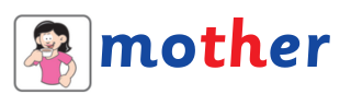 the word 'mother' as an example of where 'th' is voiced