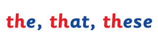 the words: 'the', 'that', 'these' as examples of where the 'th' is voiced